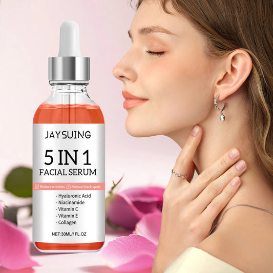 LuminaJAYS™- Serum Facial 5 en 1 con ácido Hialurónico y Vitamina C
