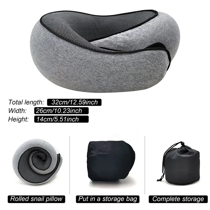 CozySnail ™ Almohada Cervical de Espuma Viscoelástica